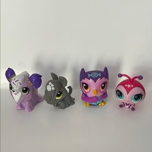 Littlest Pet Shop Set 4 figurines